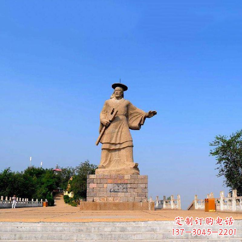 常州领雕塑追踪历史英雄,精美大禹石雕像