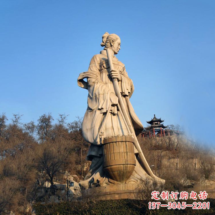 常州重温历史的美女雕塑