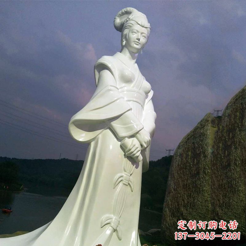 常州传承美丽传说——西施汉白玉石雕像