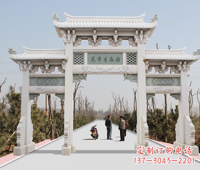 常州精美牌坊雕塑,定制你的独一无二
