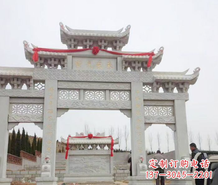 常州中领雕塑专业定制牌坊石雕