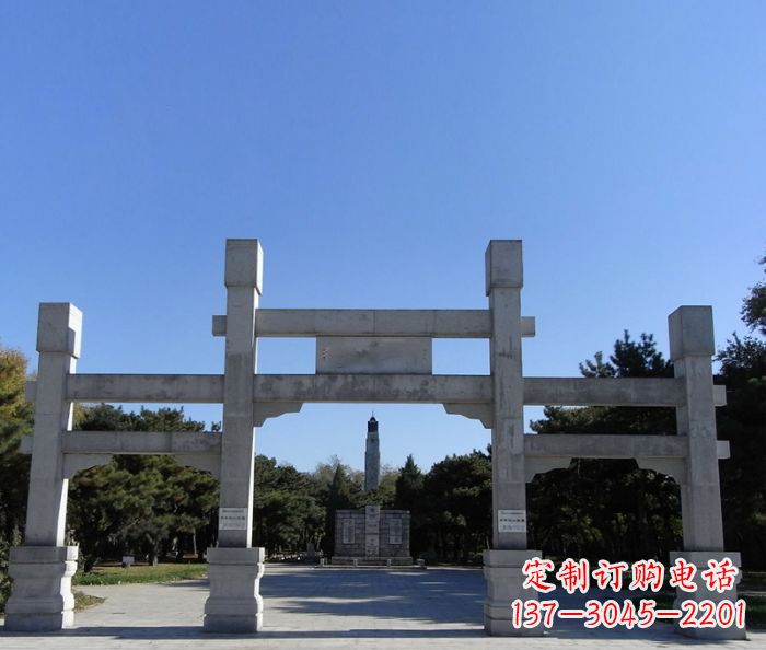 常州中领雕塑石雕牌坊定制