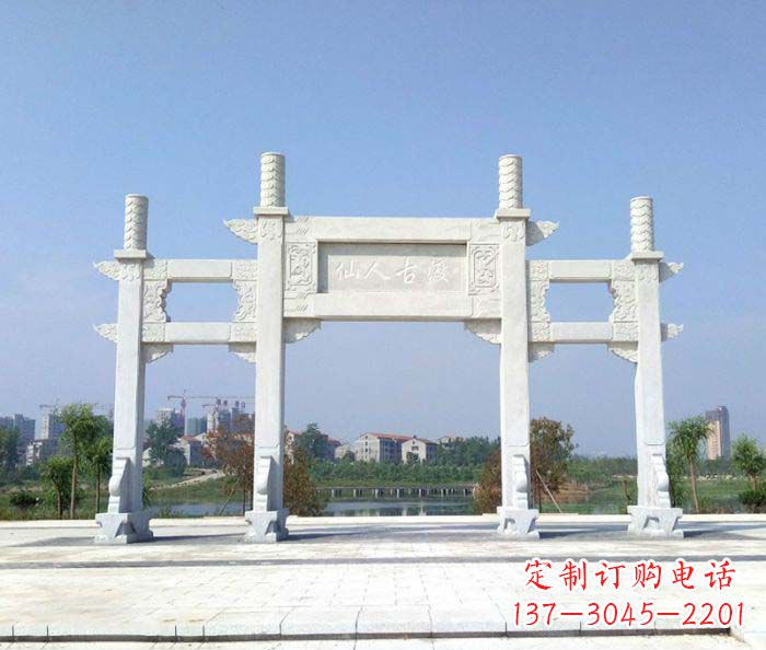 常州精美牌楼石雕，给你传统文化的享受