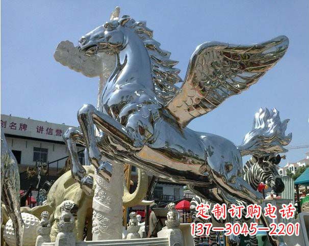 常州中领雕塑定制的飞马雕塑