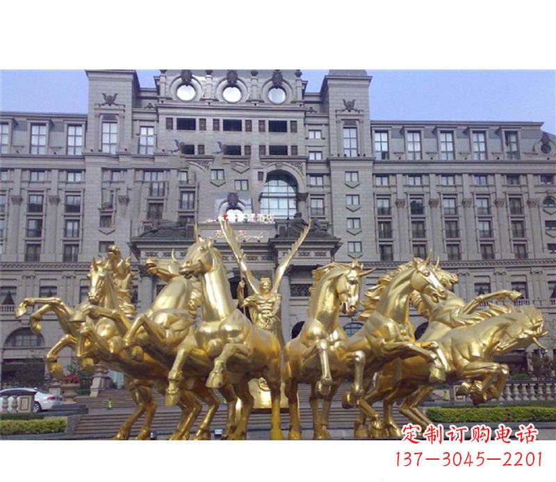 常州阿波罗战车铜雕,雕刻令人惊叹