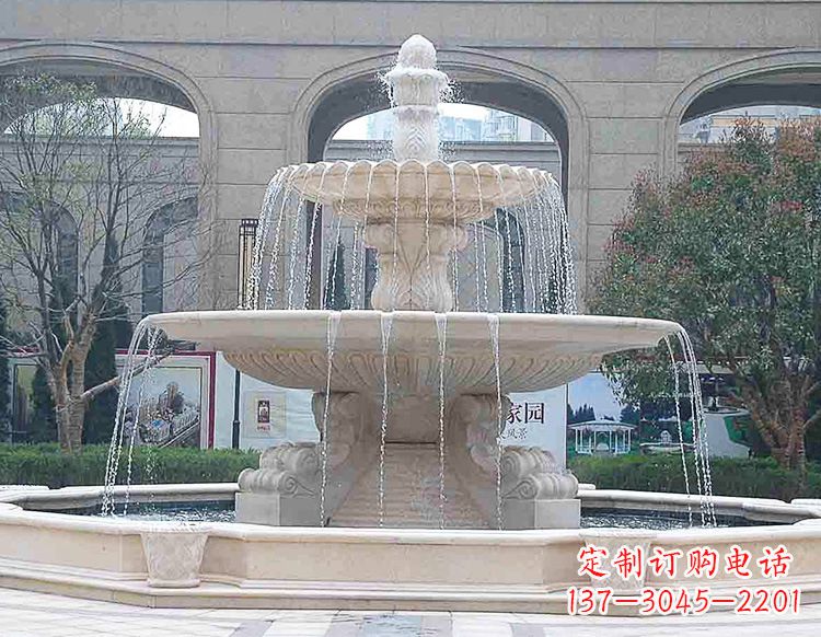 常州专业定制喷泉雕塑,融合唯美艺术气息