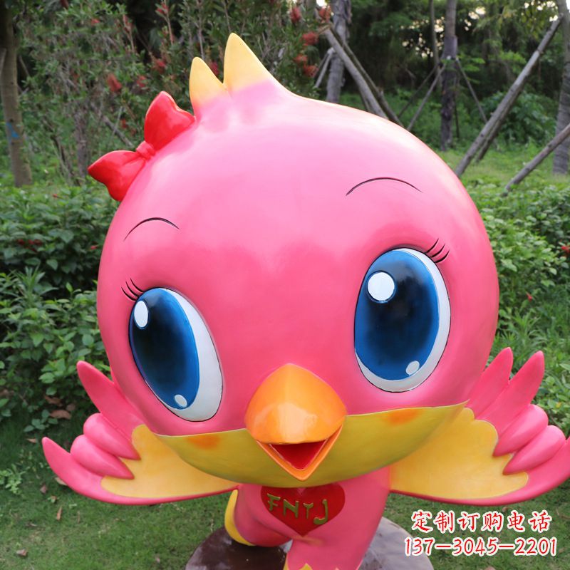 常州中领雕塑精致玻璃鸽子雕塑