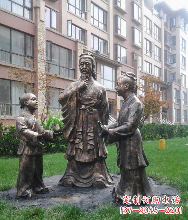 常州孔融让梨古代人物雕塑