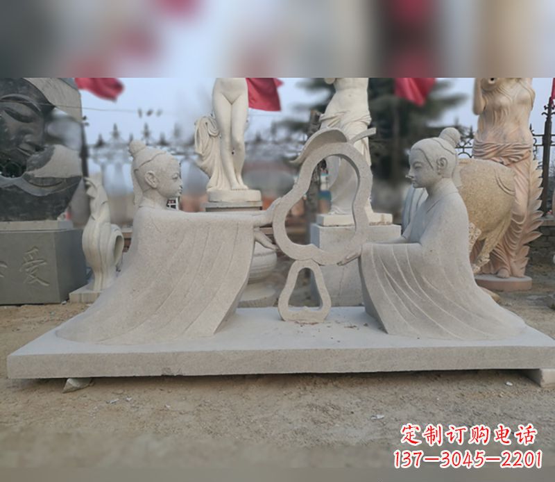 常州选择传统工艺,重现古代大臣孔融的精致雕塑