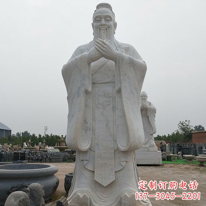 常州传承自然美学,济南中领雕塑青铜孔子雕塑