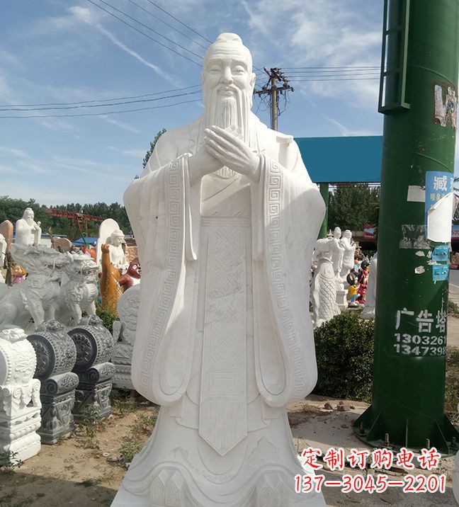 常州孔子不锈钢雕塑
