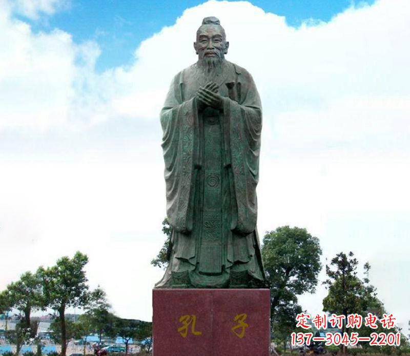 常州领雕塑:孔子雕塑尊崇传承