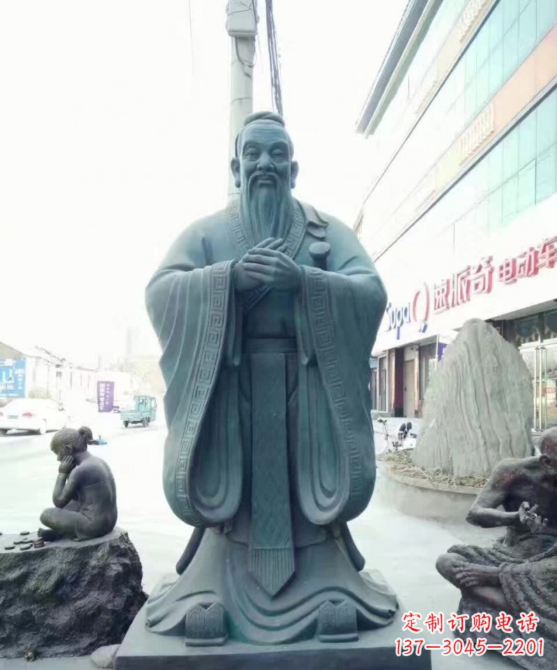 常州拥有传统文化气息的精美孔子雕像
