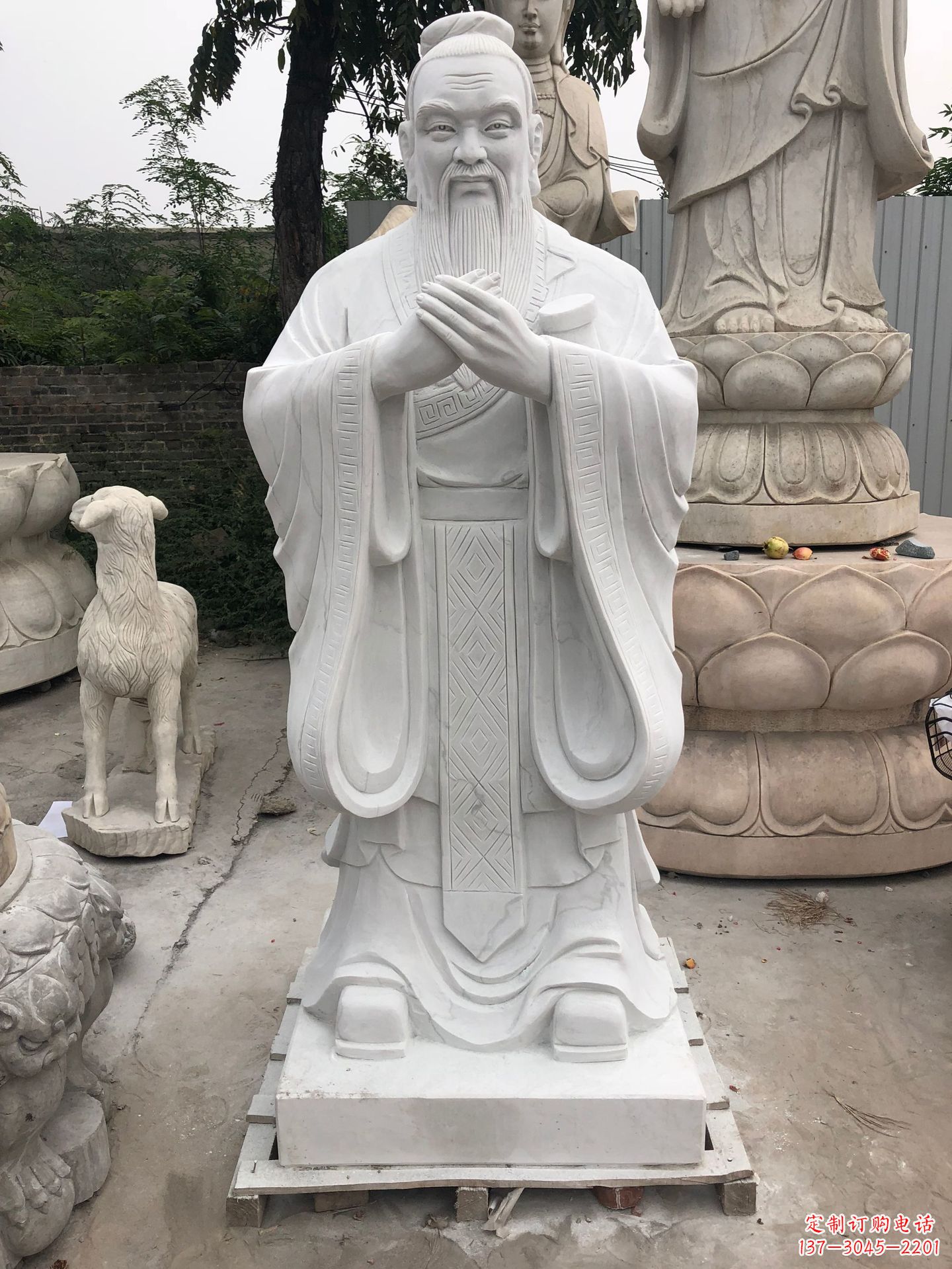 常州孔子铜雕塑,重现传统文化的荣耀