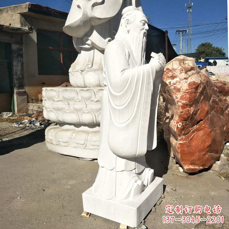常州用艺术雕刻一流品质体验传承历史的孔子石雕