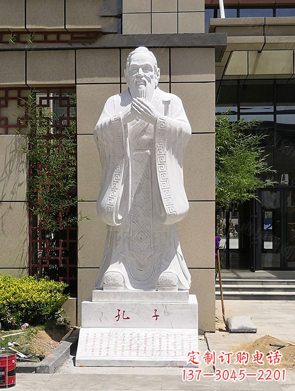 常州青史留香,经典孔子雕像