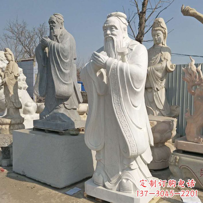 常州雕塑大师之作：孔子铜雕