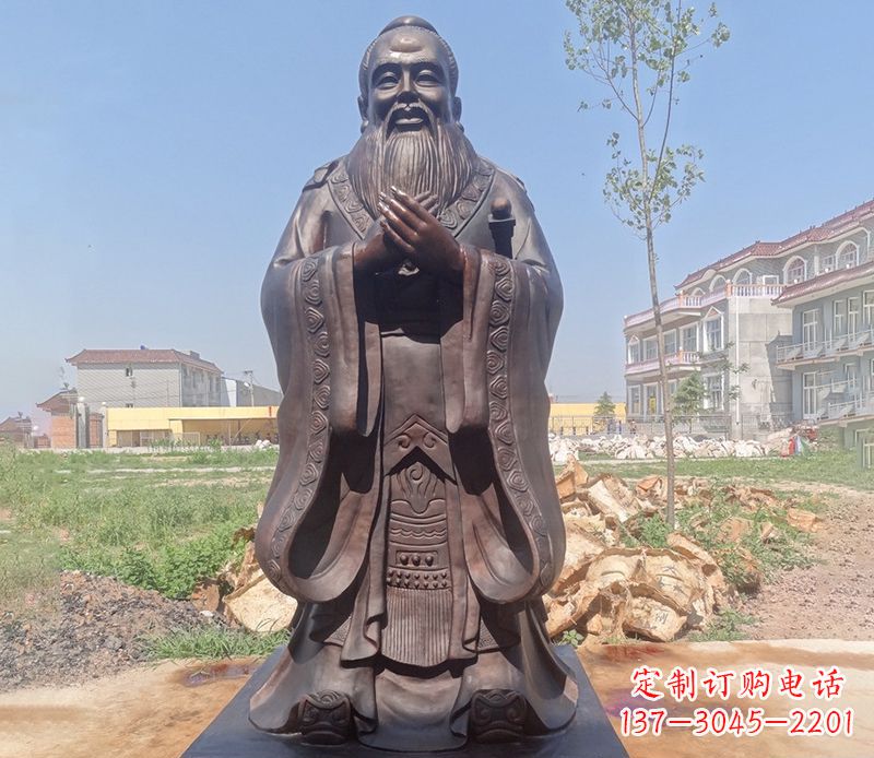 常州拥有历史传承的孔子铜雕