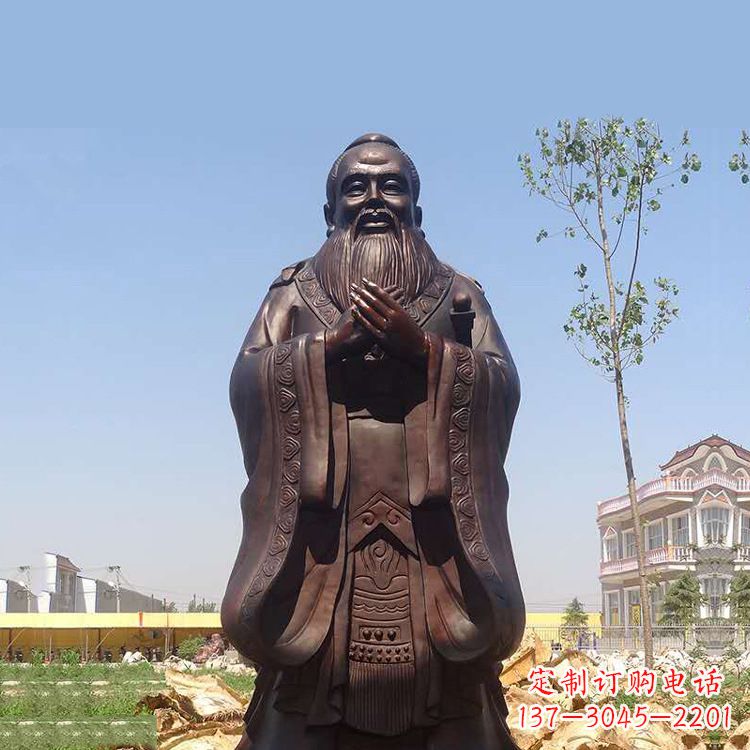 常州孔子铜雕塑,传承中华文化的传奇精品