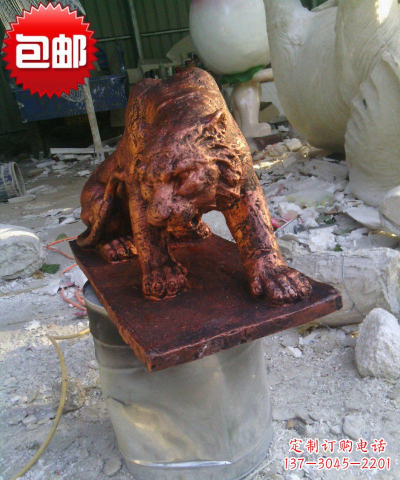 常州精美铜雕老虎,让您体验艺术感受