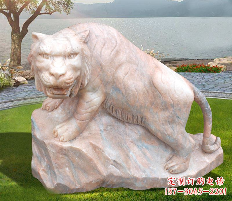 常州金灿灿的老虎石雕公园动物摆件