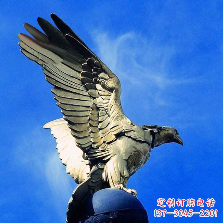 常州唯美老鹰玻璃钢仿铜雕塑玻璃钢雕塑以其简约…
