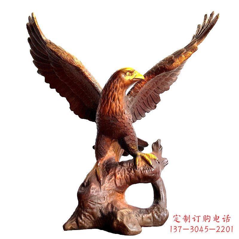 常州中领雕塑推出的老鹰展翅铜雕绝对是一件可以…