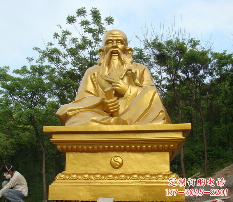 常州拥有传统文化精髓的老子铜雕
