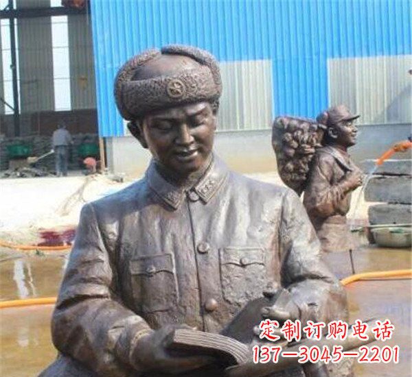 常州中领雕塑:雷锋名人铜雕