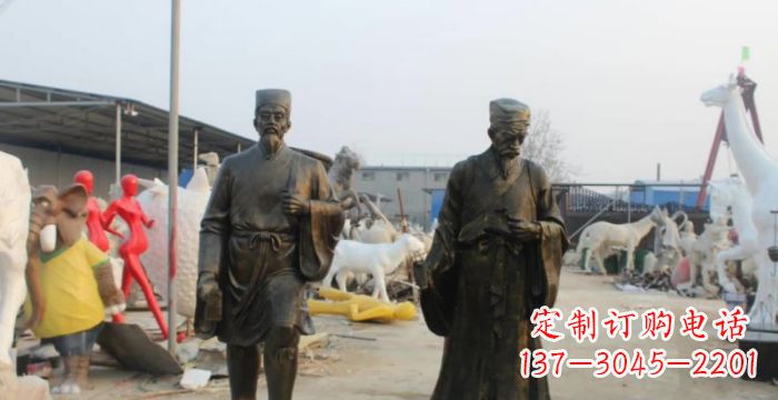 常州复兴古艺,海归精品—李时珍铜雕