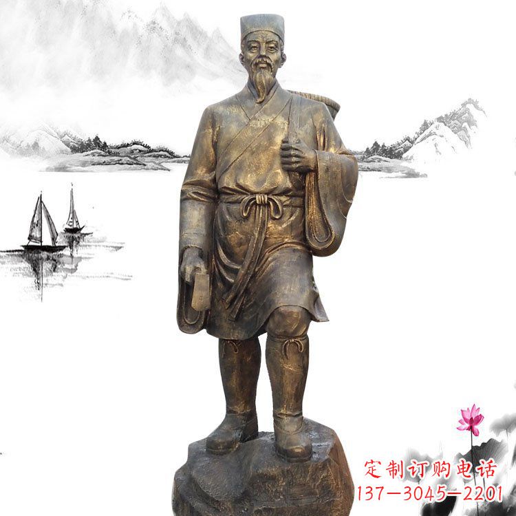 常州精美李时珍雕塑,为您的生活增添更多艺术色彩