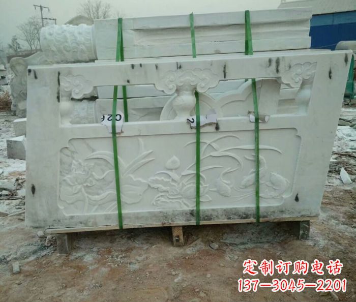 常州高端汉白玉栏板雕塑,精致装点你的空间