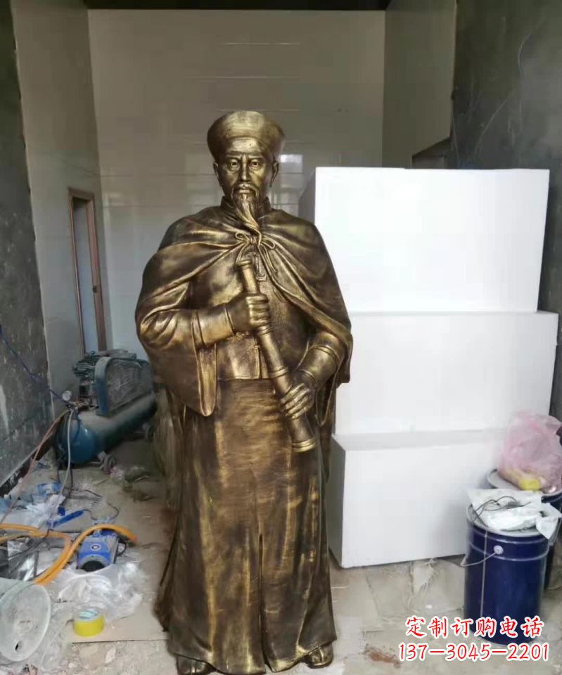 常州荣耀中国历史人物——林则徐铜雕