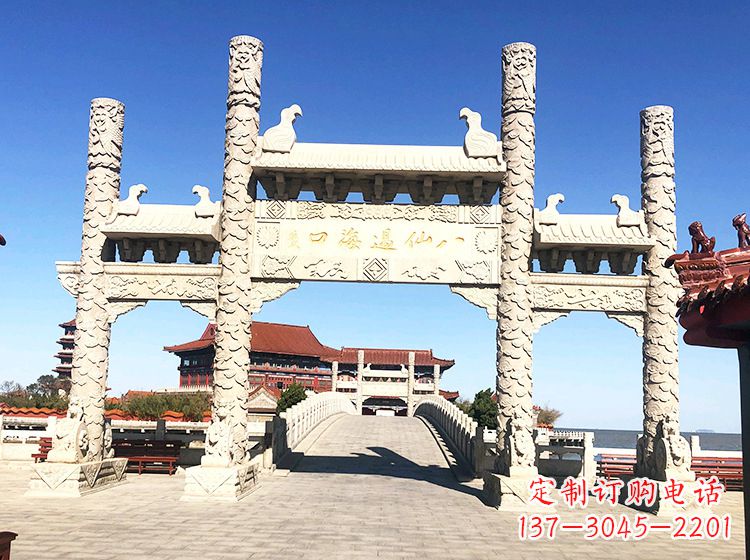 常州临夏石雕牌坊