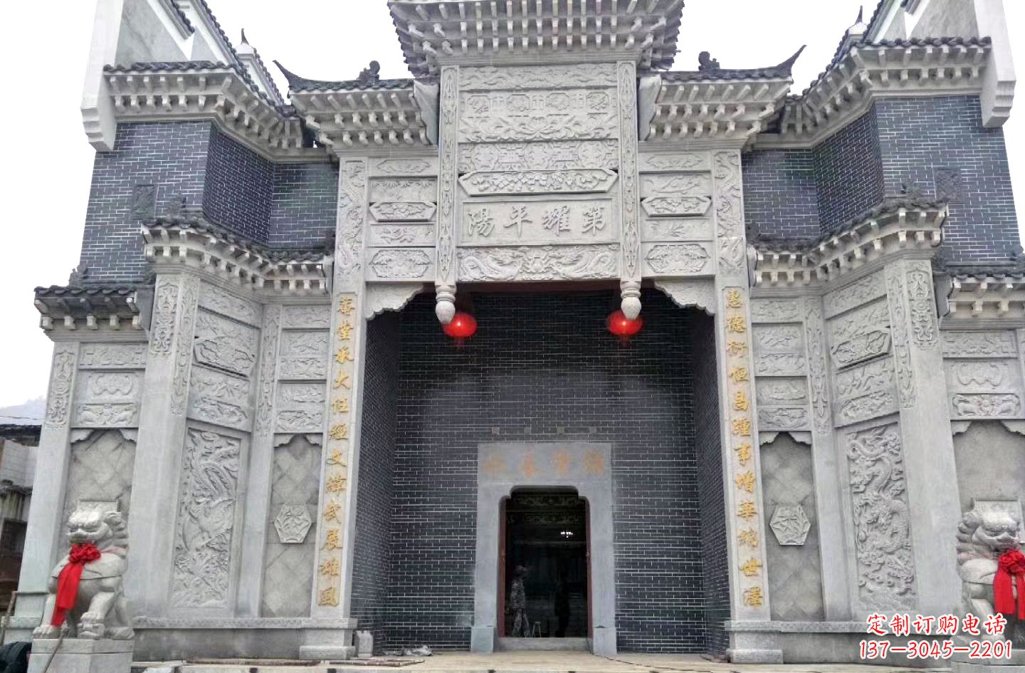 常州陵园石雕牌坊