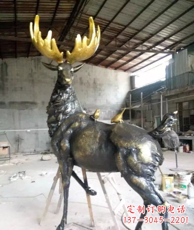 常州精美羚羊铜雕,打造您独一无二的家居装饰