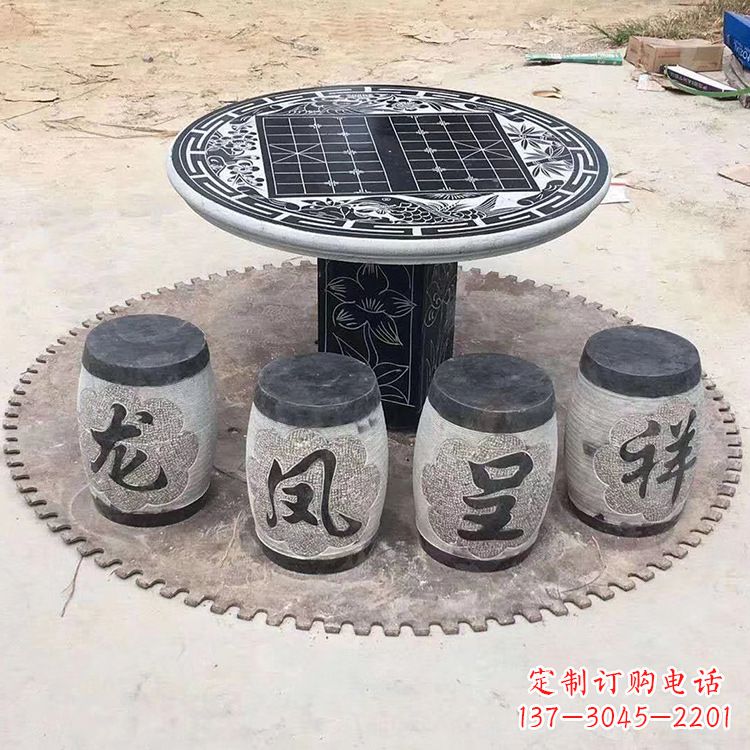 常州仿古雕塑石桌凳,带来雍容华贵气质