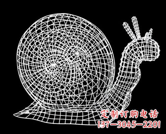 常州中领雕塑的蜗牛镂空雕塑