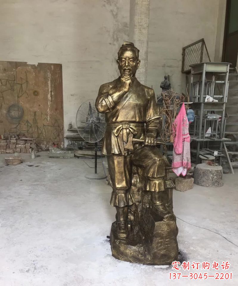 常州精美鲁班古代人物雕塑