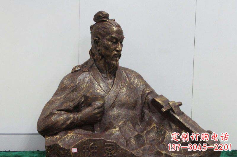 常州鲁班雕塑,古代名人铜雕定制