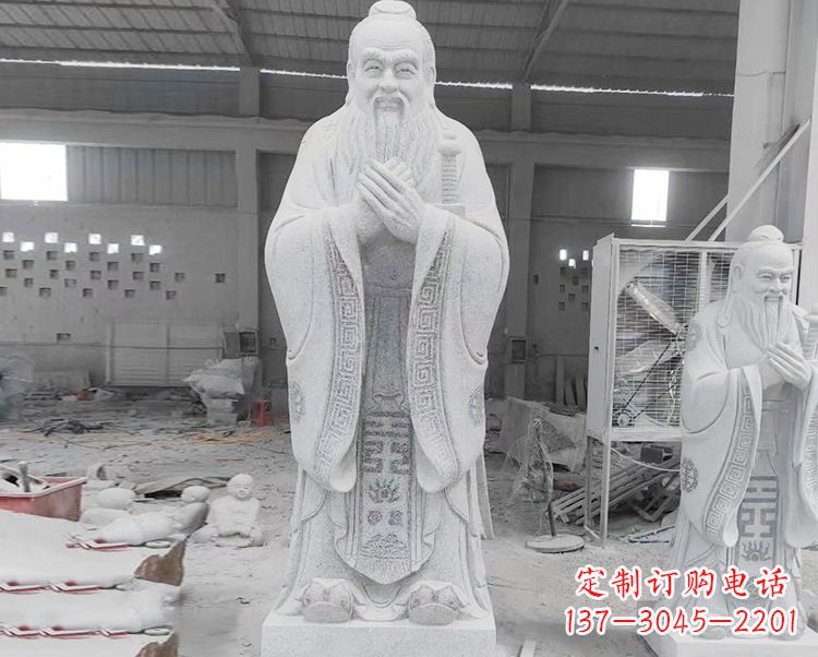 常州精美的孔子雕像,精雕细琢,彰显文明之美