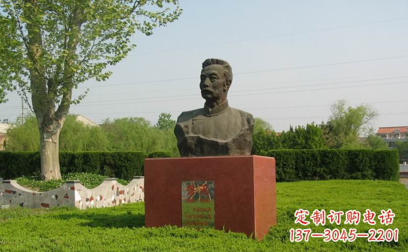 常州鲁迅胸像近代名人铜雕,荟萃中国精神精髓
