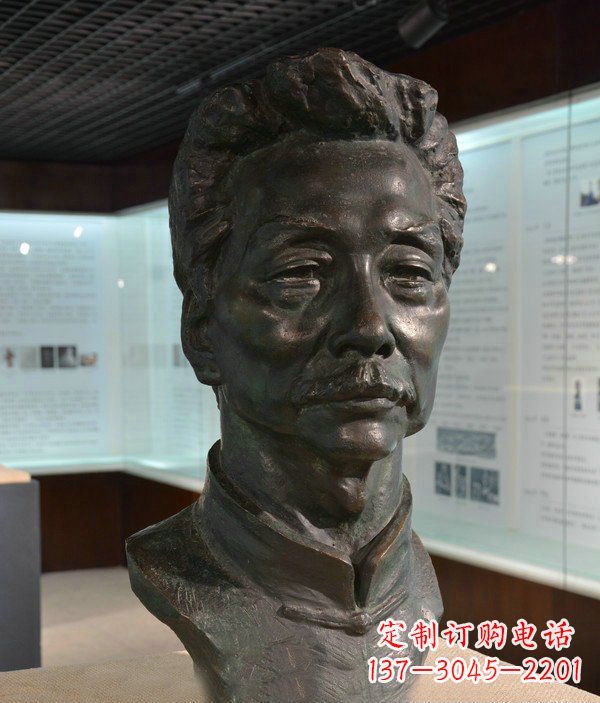 常州鲁迅名人铜雕雕塑—传承文化,永久纪念
