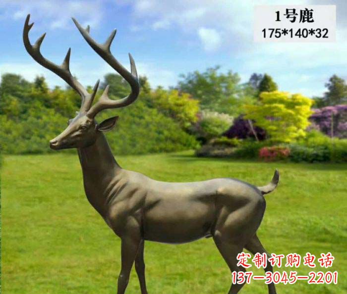 常州鹿铜雕,尽显动物精髓