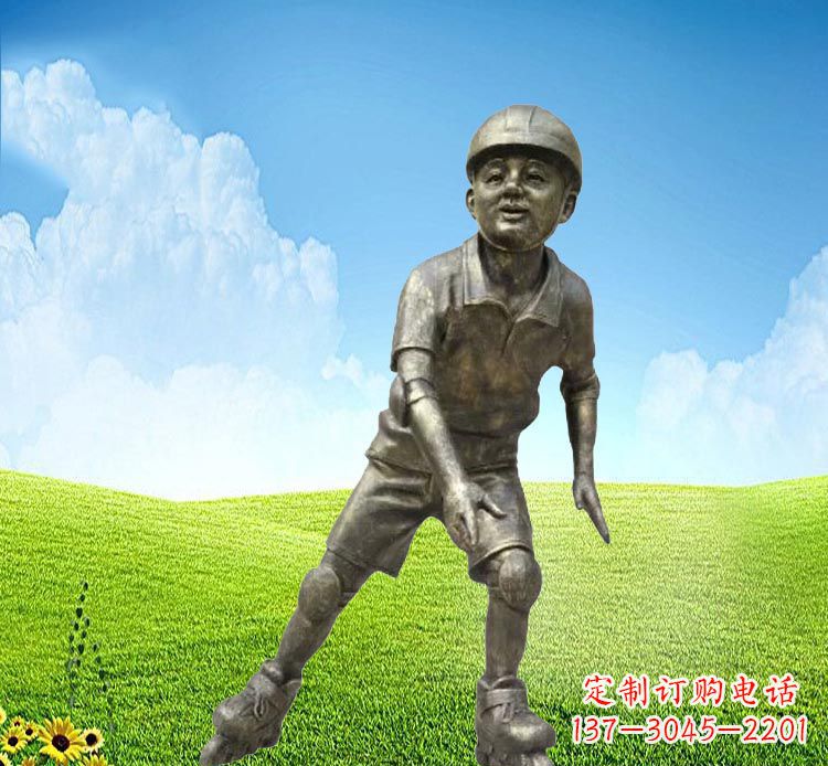 常州领雕塑:儿童公园里的铜雕精灵