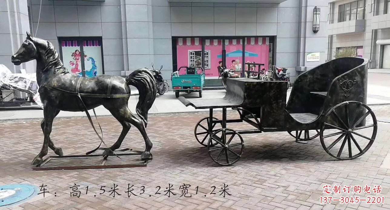 常州古典马车雕塑,精致传承礼仪之魂