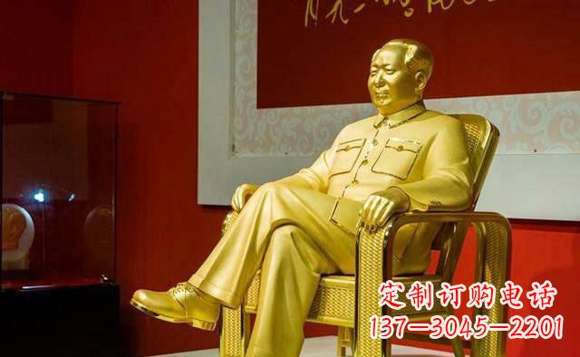 常州雕刻毛主席偉人銅像,傳遞壹代領袖偉大革命精神