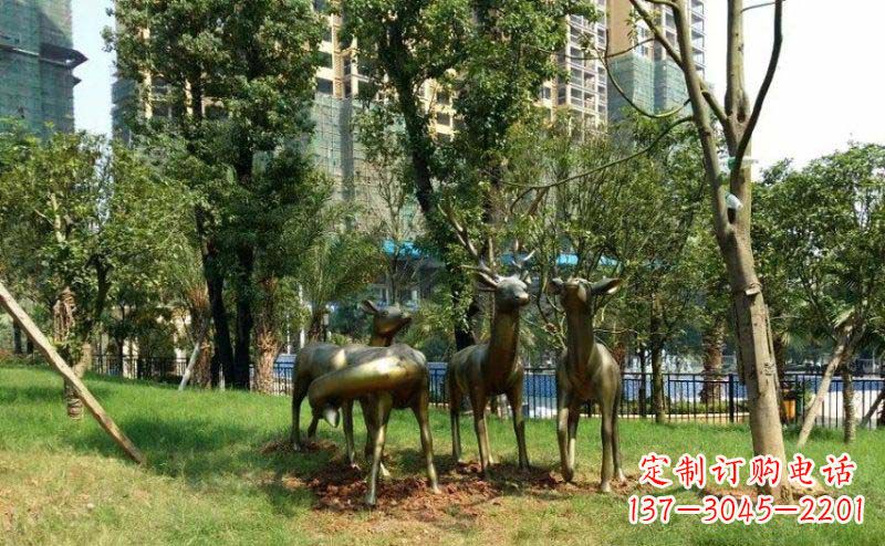 常州青铜雕刻的梅花鹿,给您的生活带来另一种美感