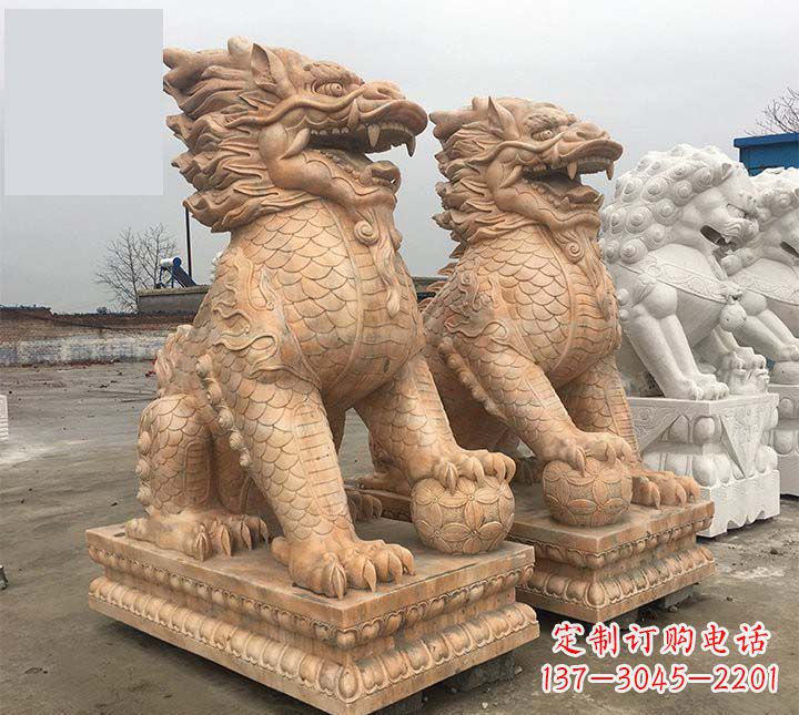 常州麒麟石雕,雕刻精美,让您眼前一亮