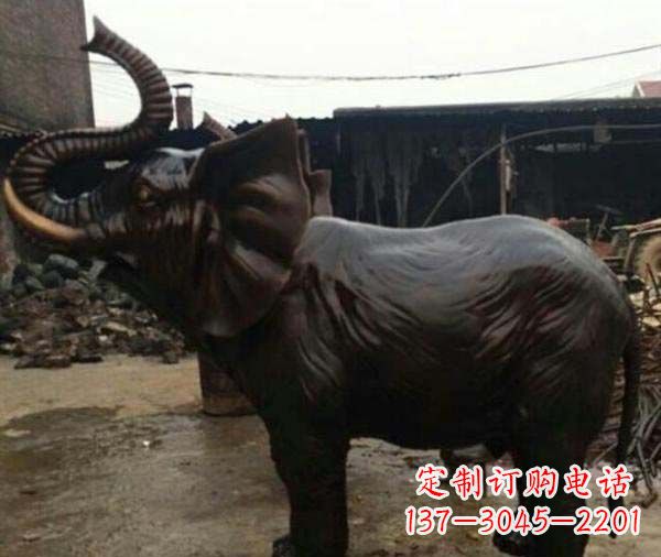 常州门口大象铜雕